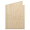 Restaurant Takeout Menu Food Unfinished Wood Shape Piece Cutout for DIY Craft Projects